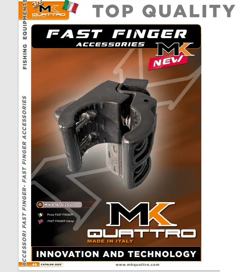 MK4 PINZA FAST FINGER|Supporti Canne e Adattatori