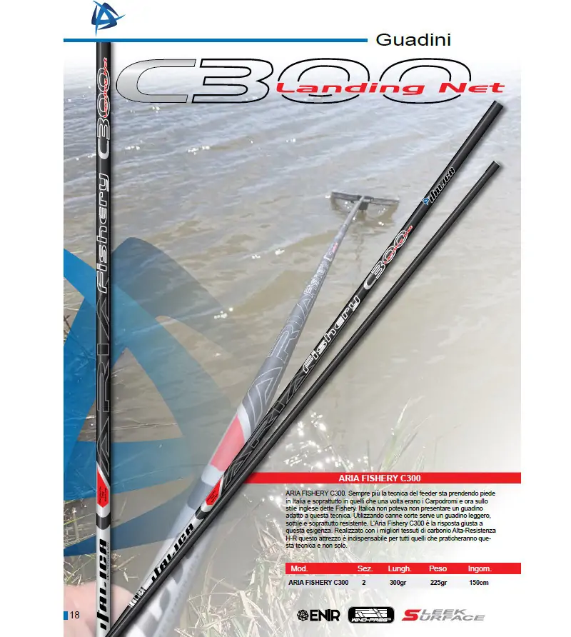 Italica ARIA C300 FISHERY|Landing Net Handles