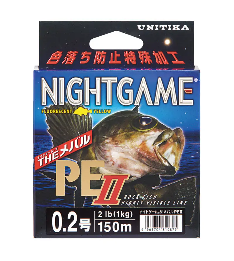 Unitika NIGHT GAME THE MEBARU PEⅡ|Braid Line