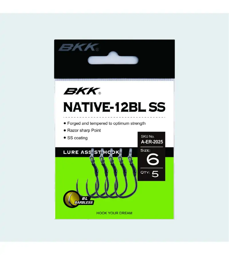 BKK NATIVE-12BL SS|Spoon Hooks