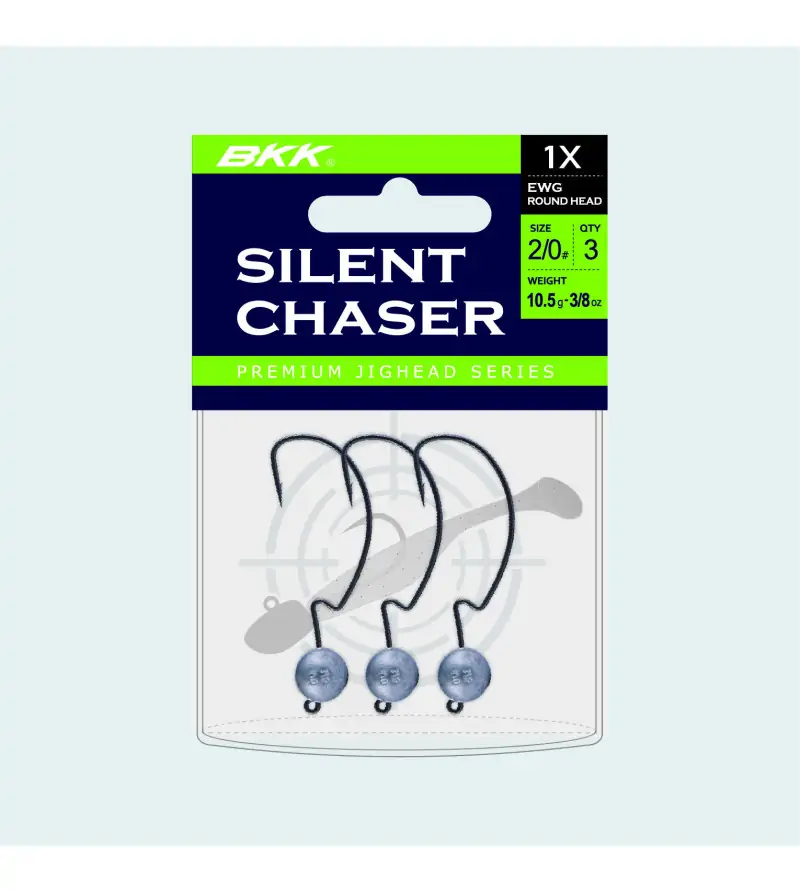 BKK Silent Chaser - 1X - EWG Round Head|Jig Heads & Sinkers