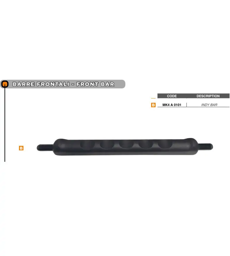 MK4 INDY BAR|Rods Rest - Arms - Supports