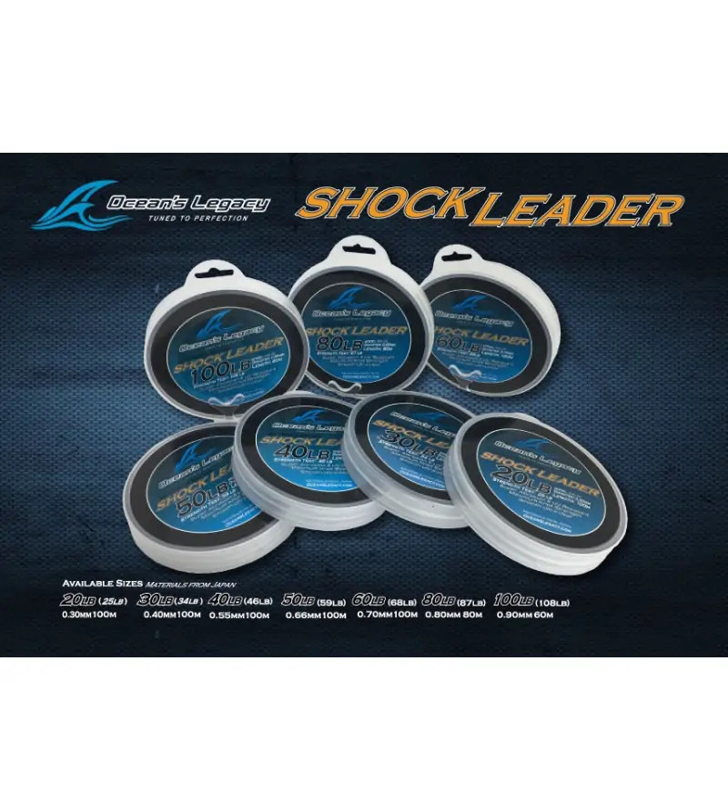 Ocean’s Legacy Shock Leader|Nylon per Terminali