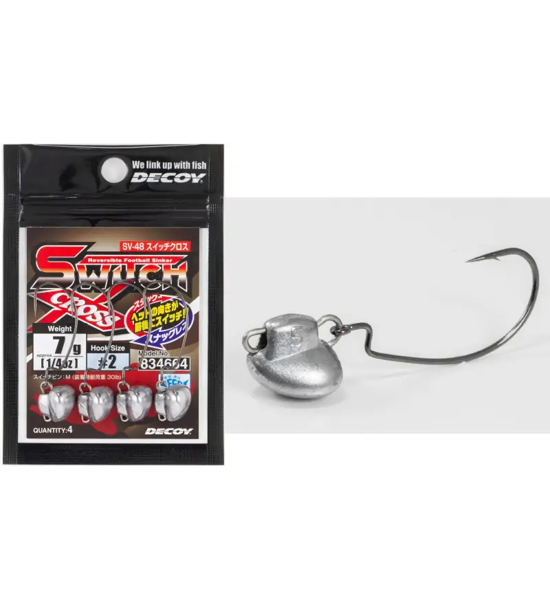 DECOY SV-48 SWITCH CROSS|Jig Heads & Sinkers