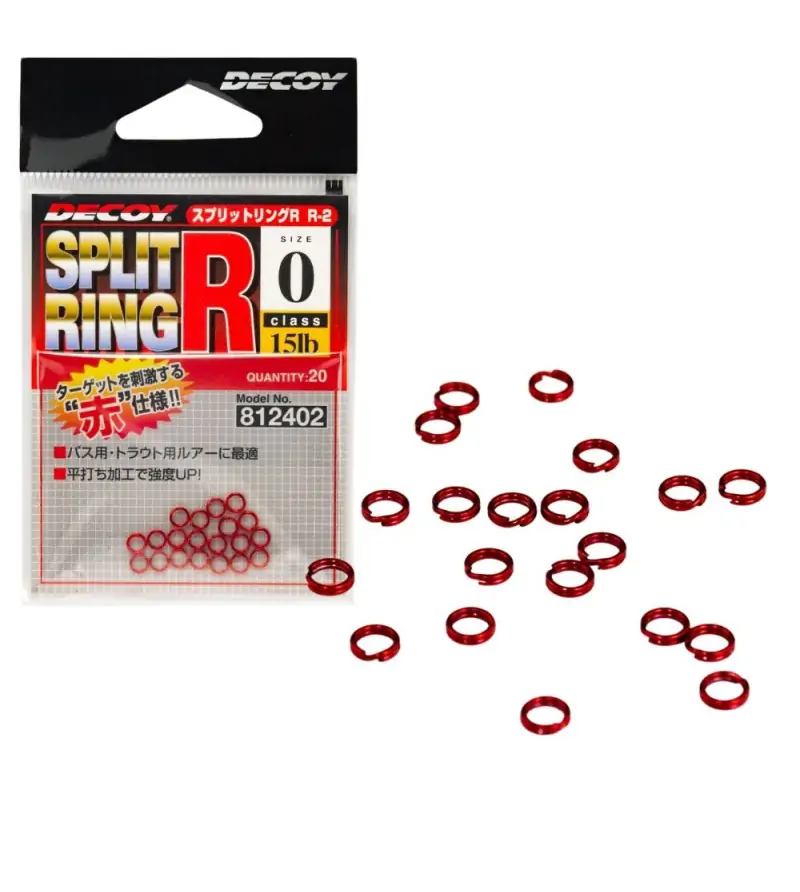 DECOY R-2 SPLIT RING LIGHT CLASS RED|Split & Solid Rings